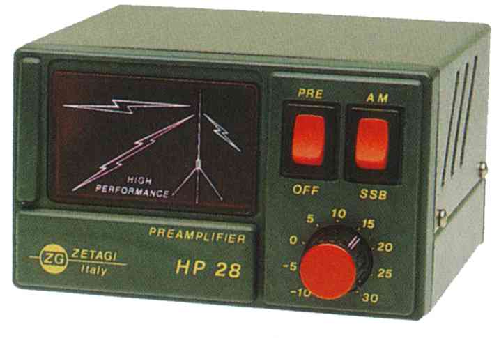 Zetagi HP-28 antenne forstrker