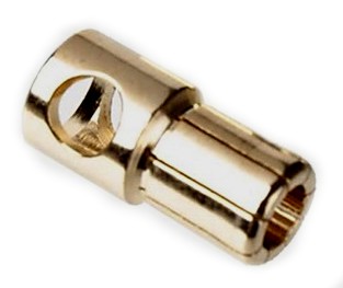 Guld 6.0mm han stik