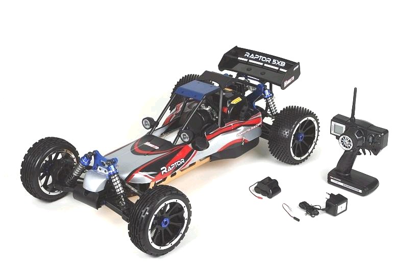 * HIMOTO  RAPTOR 5XB BUGGY RTR 30cc 4WD, HI4054-30 UDSOLGT